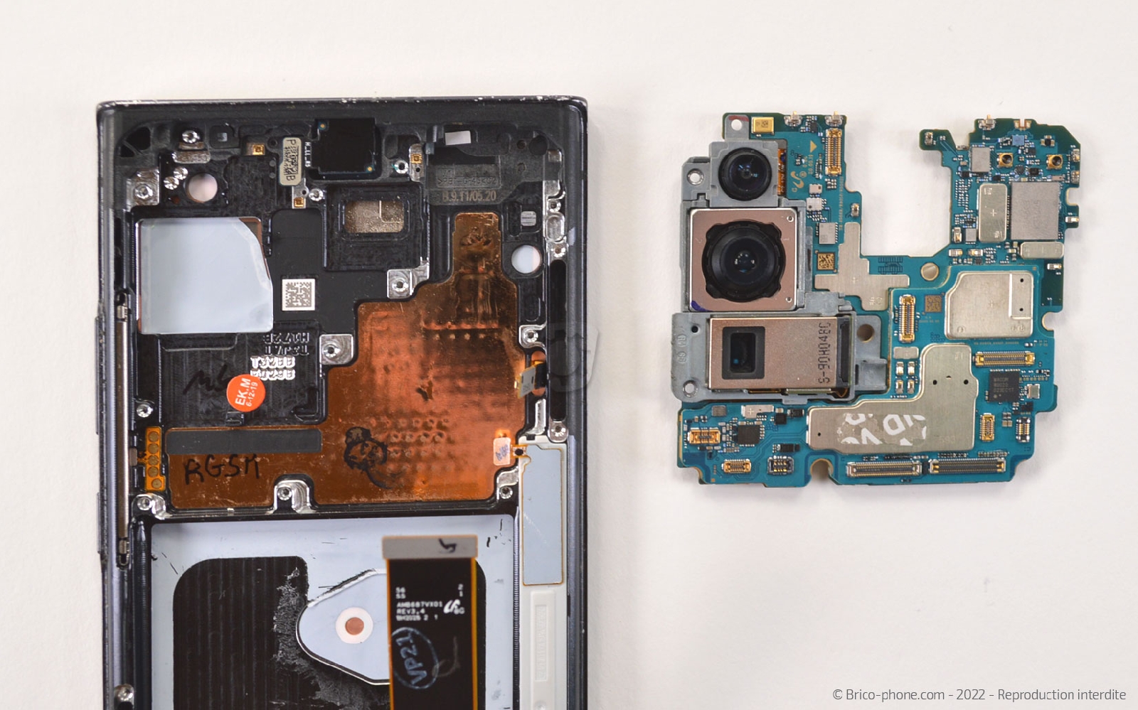 Comment remplacer l'écran complet sur Galaxy Note 20 Ultra 5G photo 3