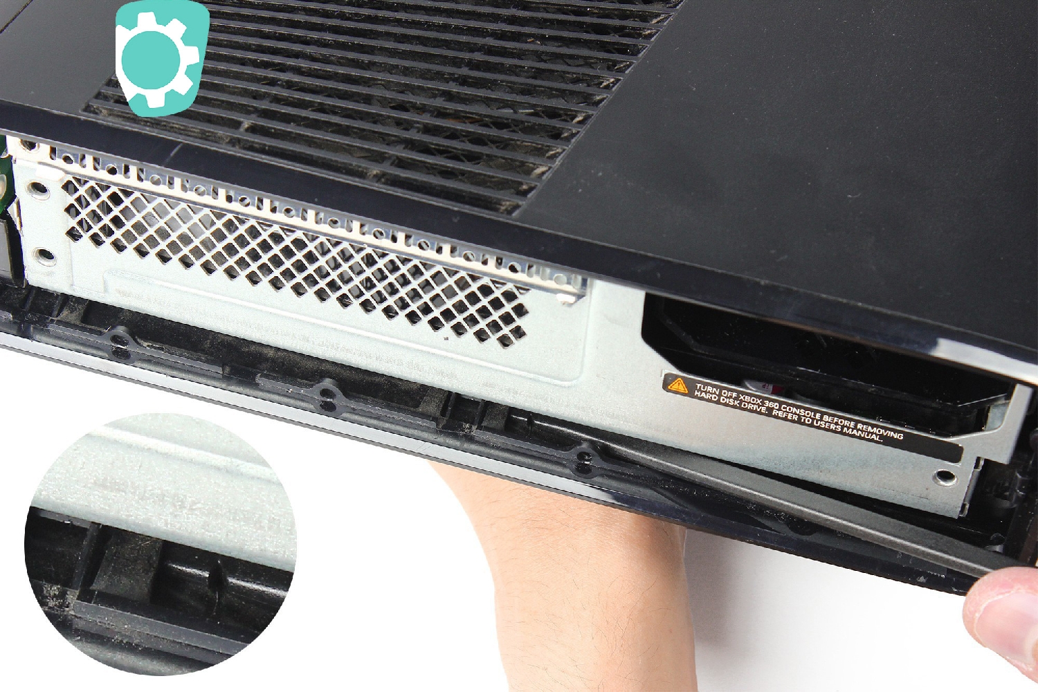 Bloc optique sur Xbox 360 Slim photo 1