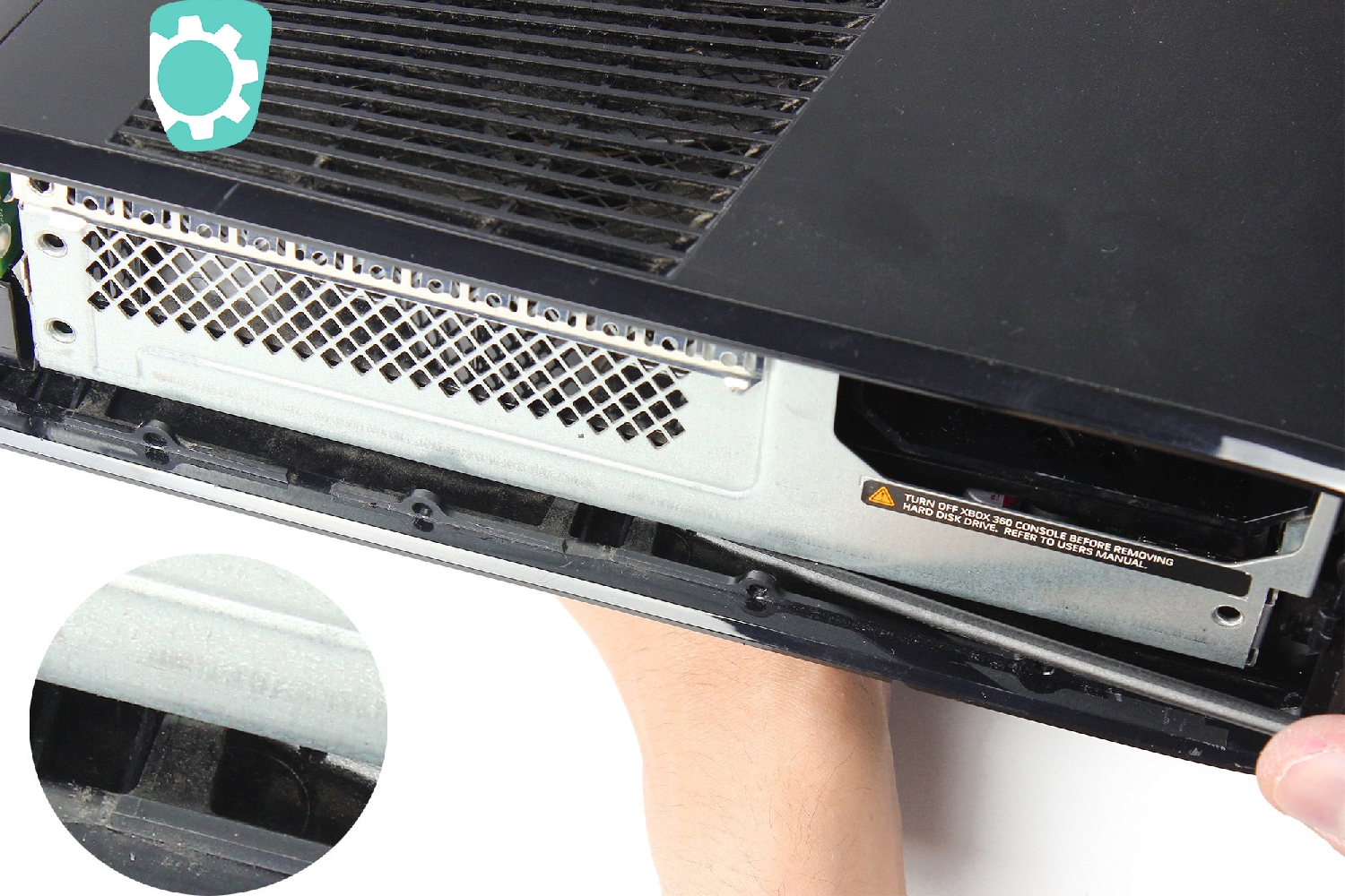 Bloc optique sur Xbox 360 Slim photo 2