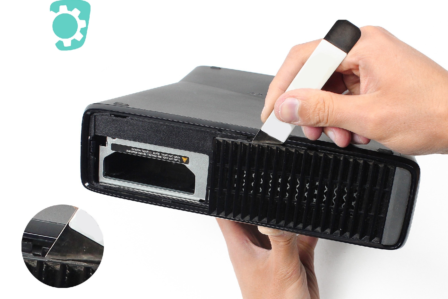 Bloc optique sur Xbox 360 Slim photo 2