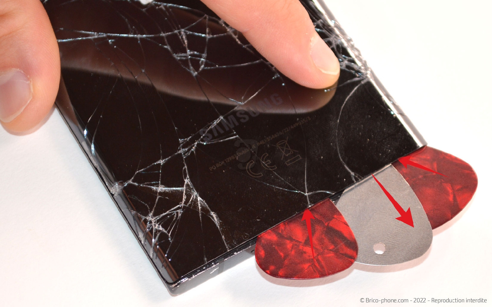 Comment changer la vitre arrière sur Galaxy Note 20 Ultra 5G photo 2
