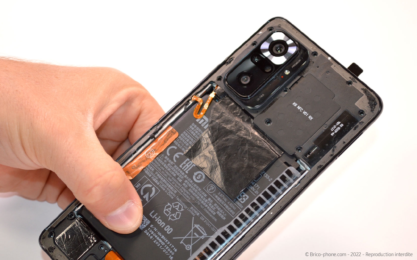 Comment changer l'écran Amoled sur Redmi Note 10 Pro photo 3