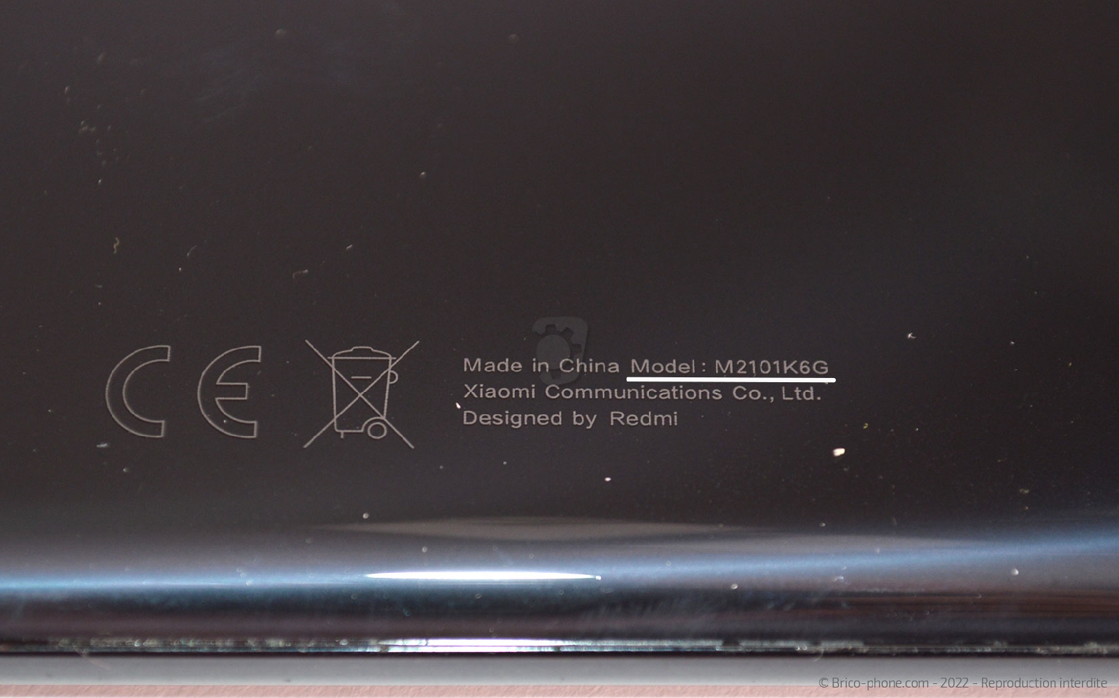 Comment changer la batterie sur Redmi Note 10 Pro photo 1