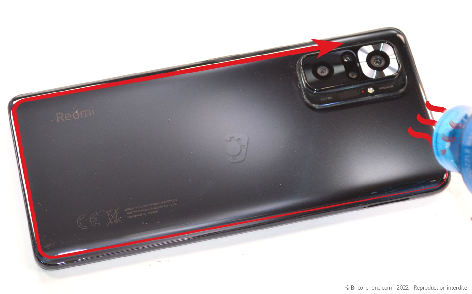 Comment changer la batterie sur Redmi Note 10 Pro photo 2