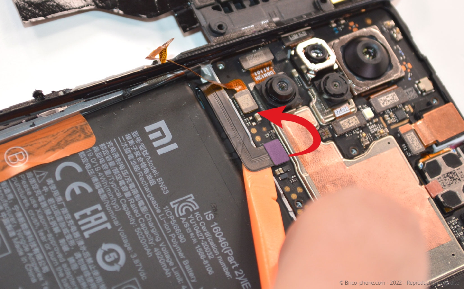 Comment remplacer le connecteur de charge sur Redmi Note 10 Pro photo 1