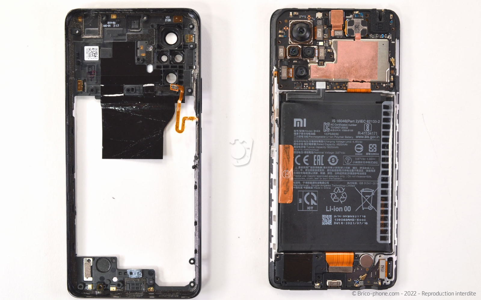 Comment remplacer le connecteur de charge sur Redmi Note 10 Pro photo 3