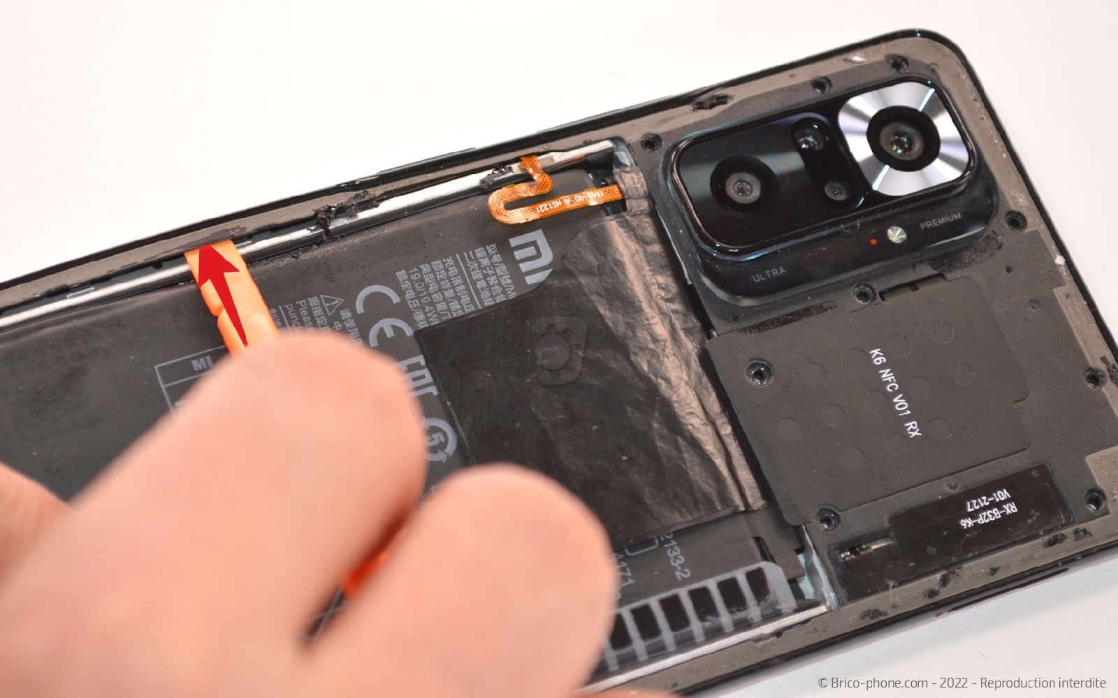 Comment remplacer le connecteur de charge sur Redmi Note 10 Pro photo 2