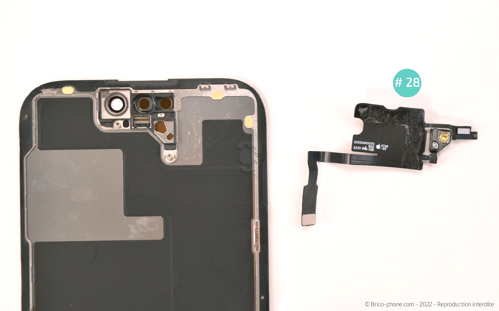 Comment remplacer l'écran  sur iPhone 14 Pro photo 4