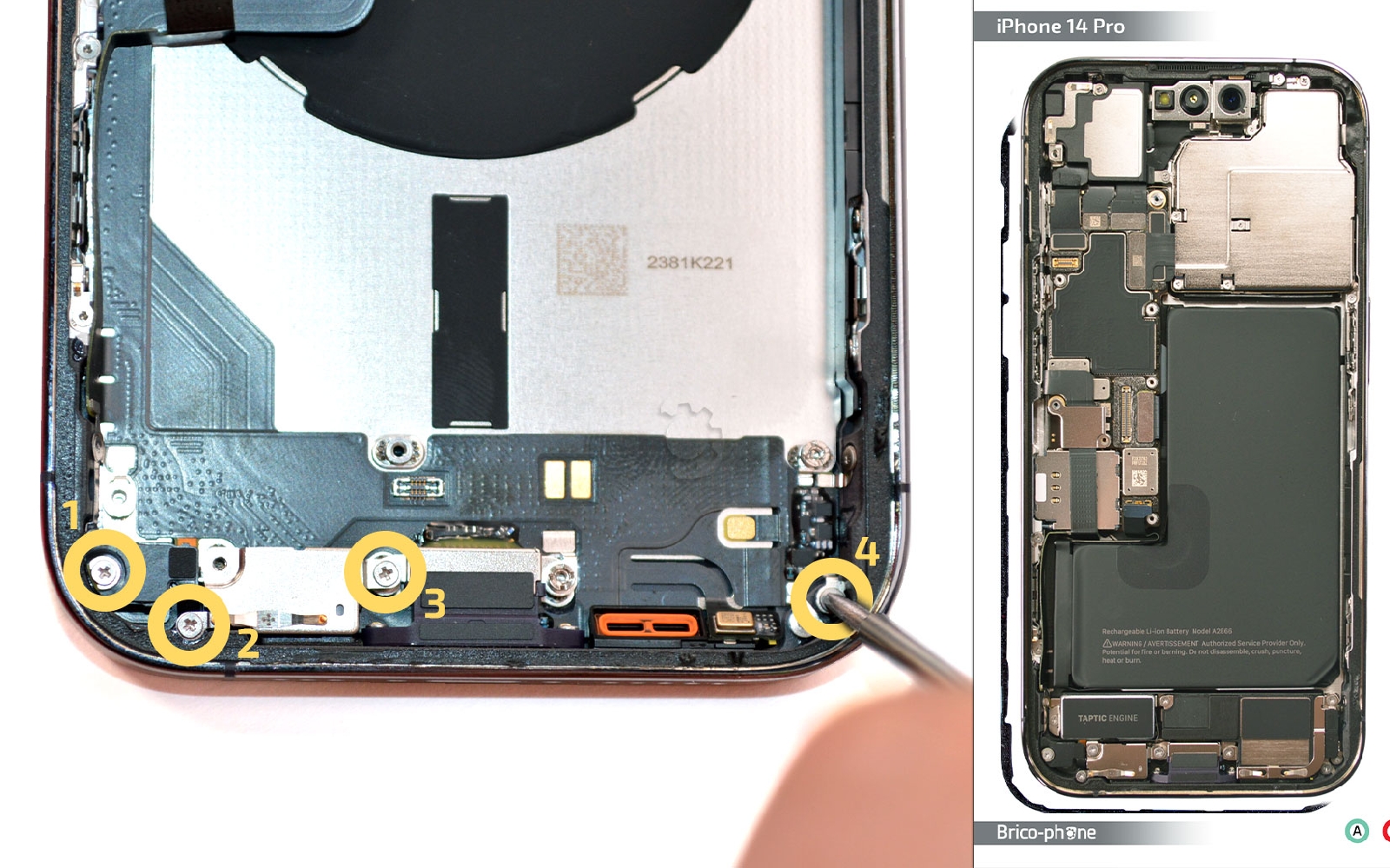  Comment changer le connecteur de charge sur iPhone 14 Pro photo 1