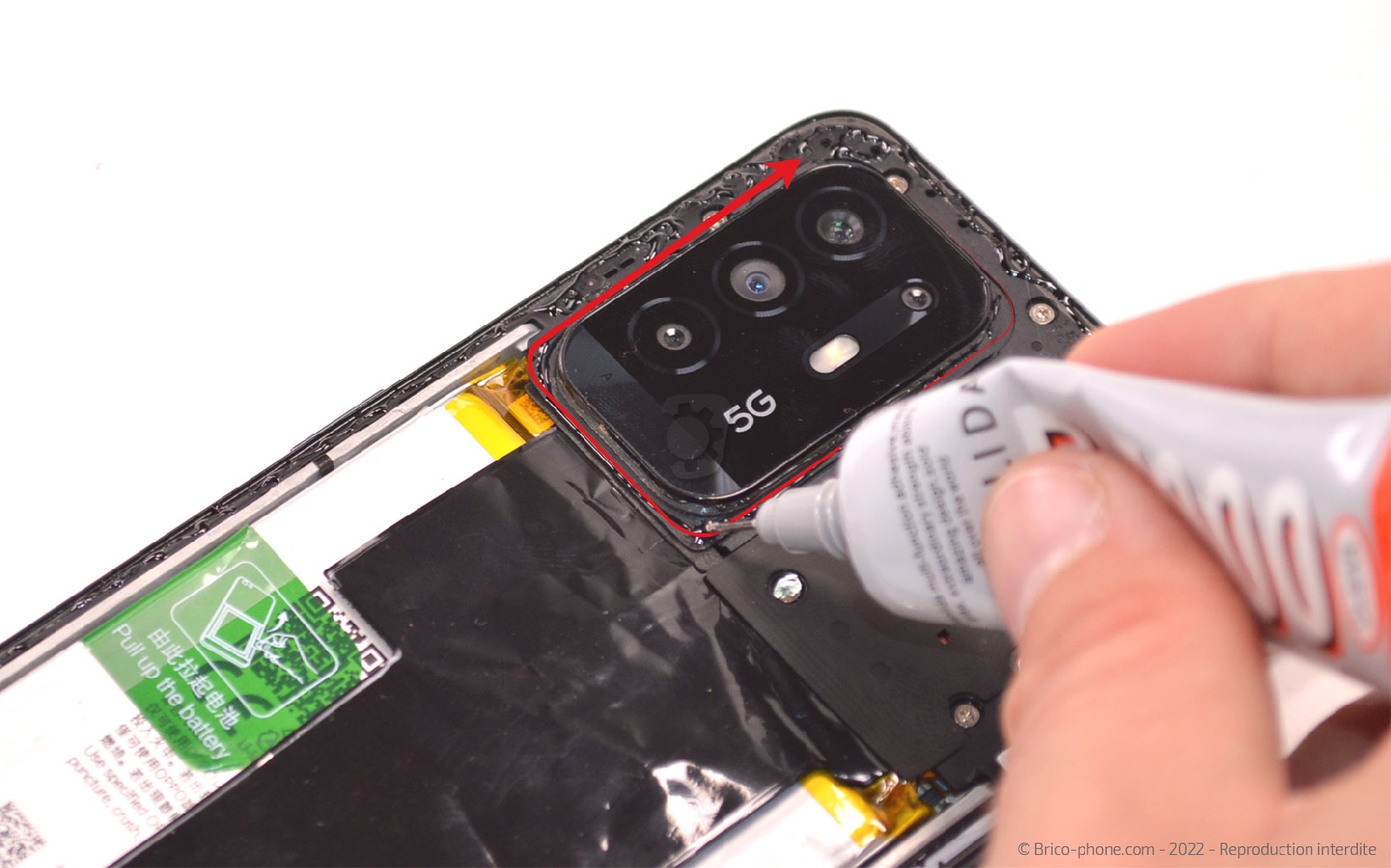 Comment remplacer le connecteur de charge sur A94 5G photo 2