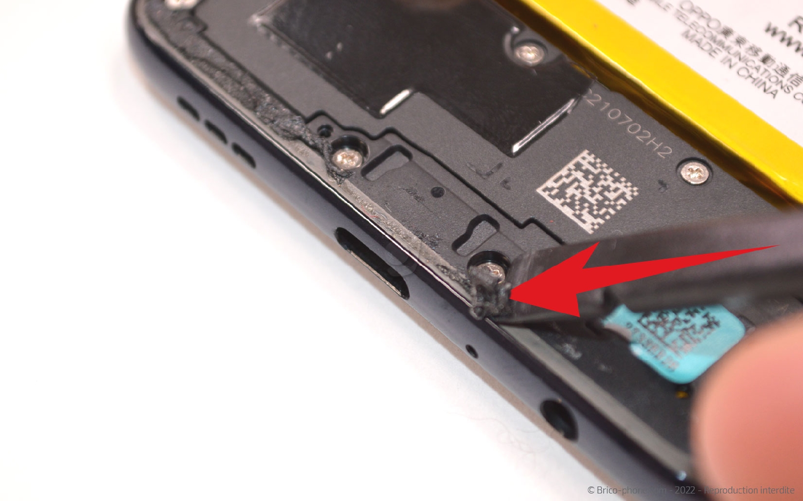 Comment remplacer le connecteur de charge sur A94 5G photo 1