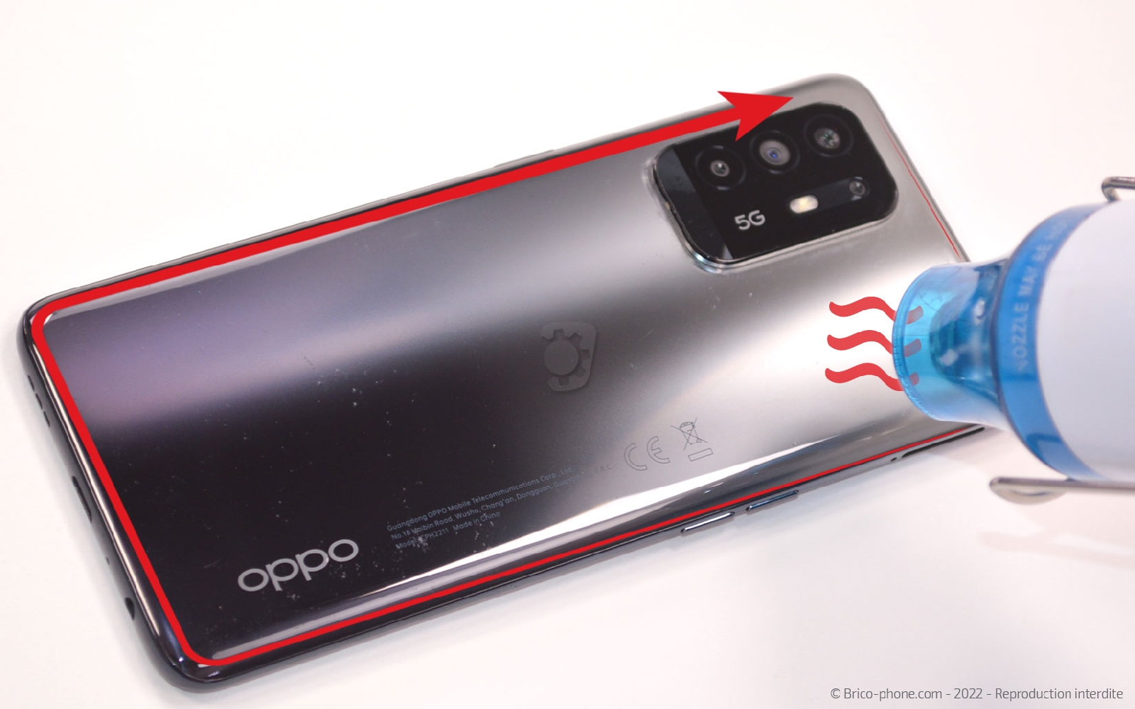 Comment remplacer le connecteur de charge sur A94 5G photo 2