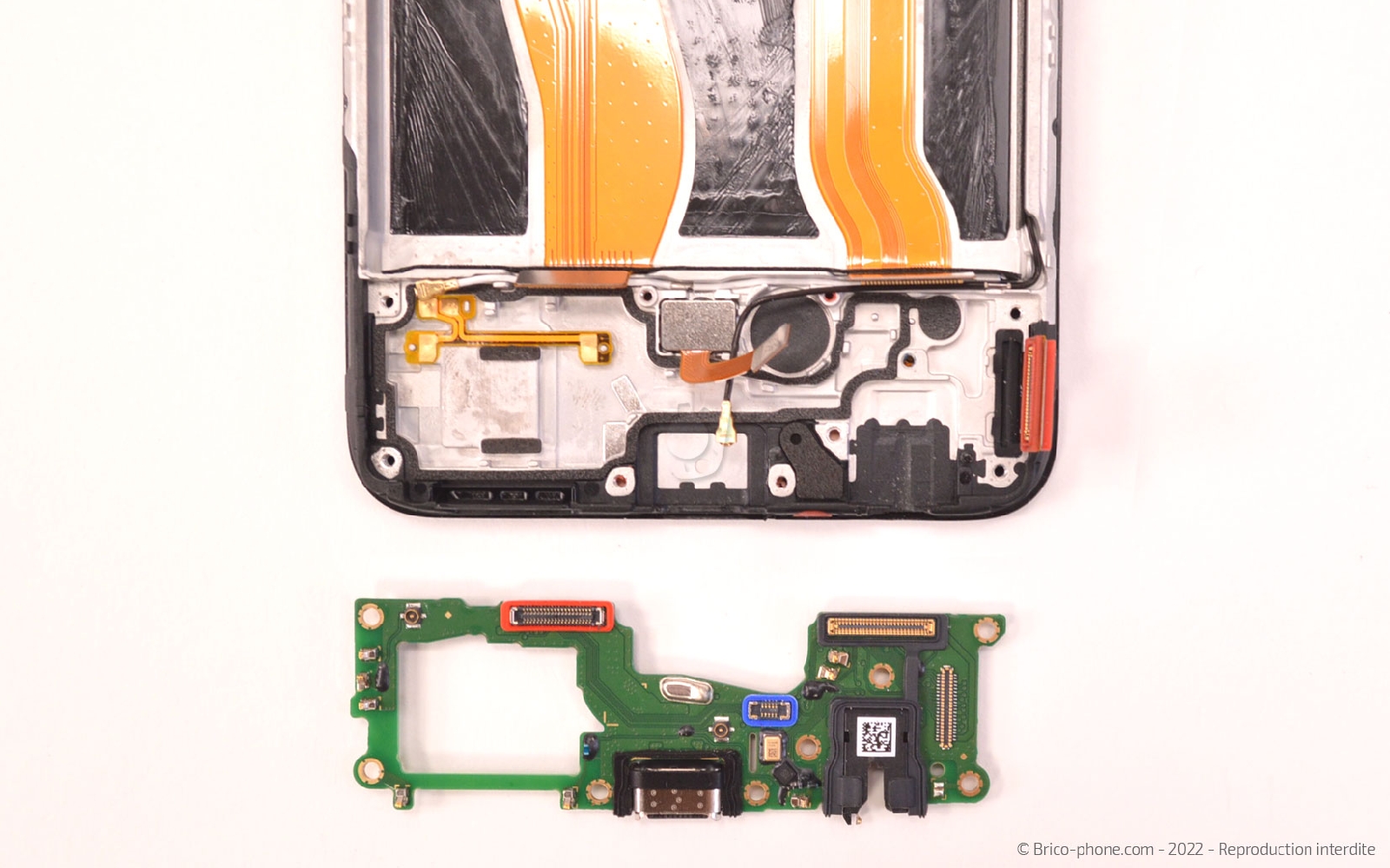 Comment remplacer le connecteur de charge sur A94 5G photo 4