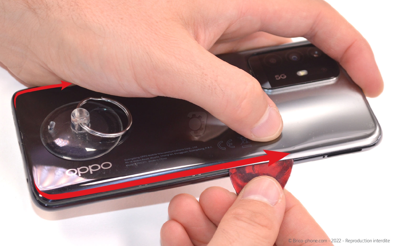 Comment remplacer le connecteur de charge sur A94 5G photo 2