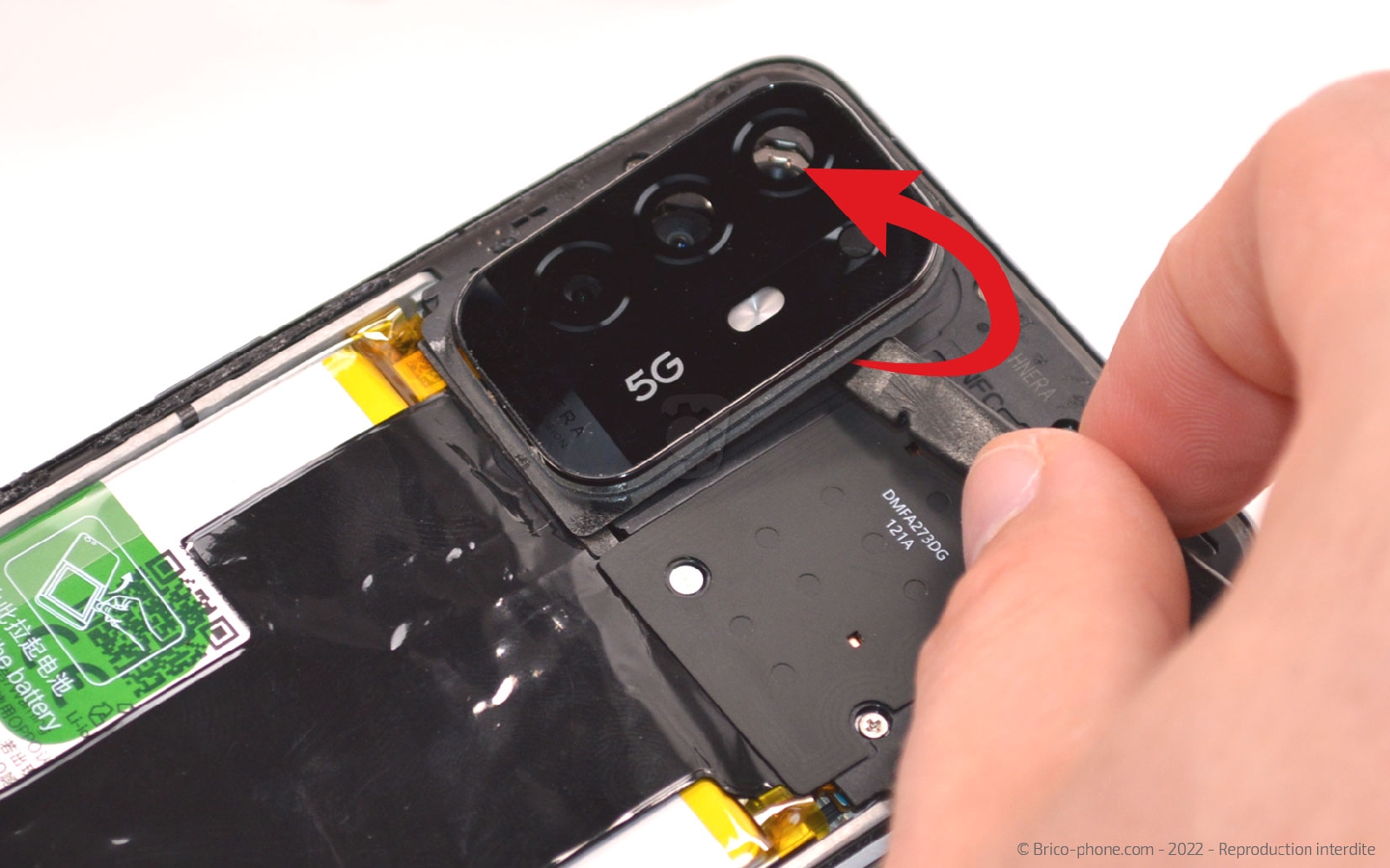 Comment remplacer le connecteur de charge sur A94 5G photo 3