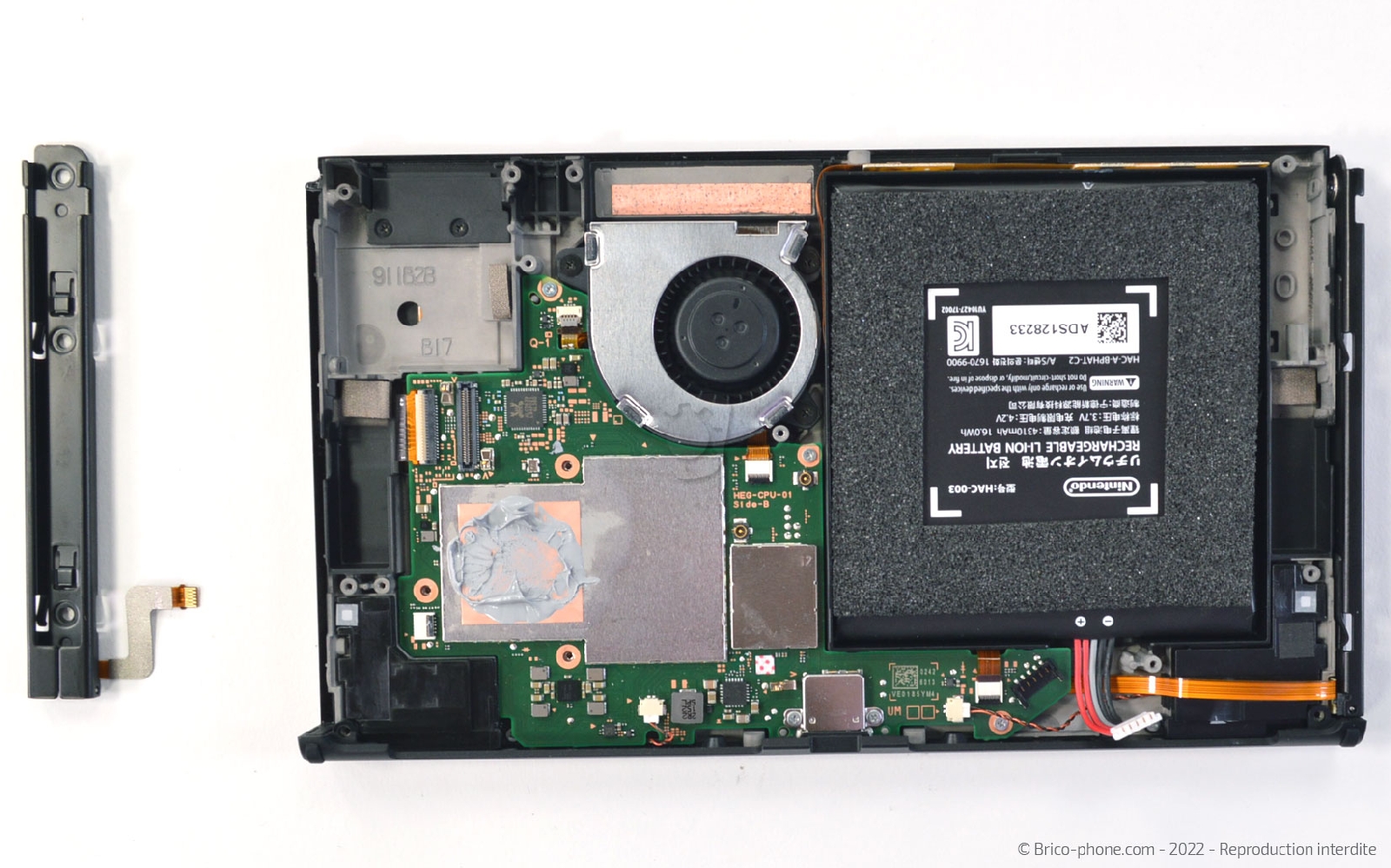 Comment changer le rail latéral sur Switch Oled photo 2