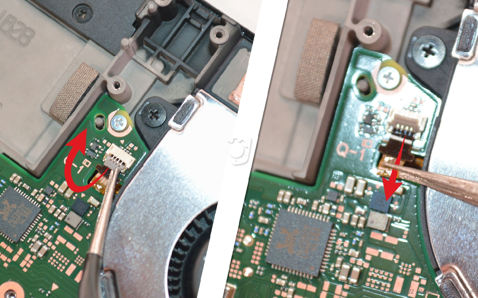 Comment changer le rail latéral sur Switch Oled photo 2