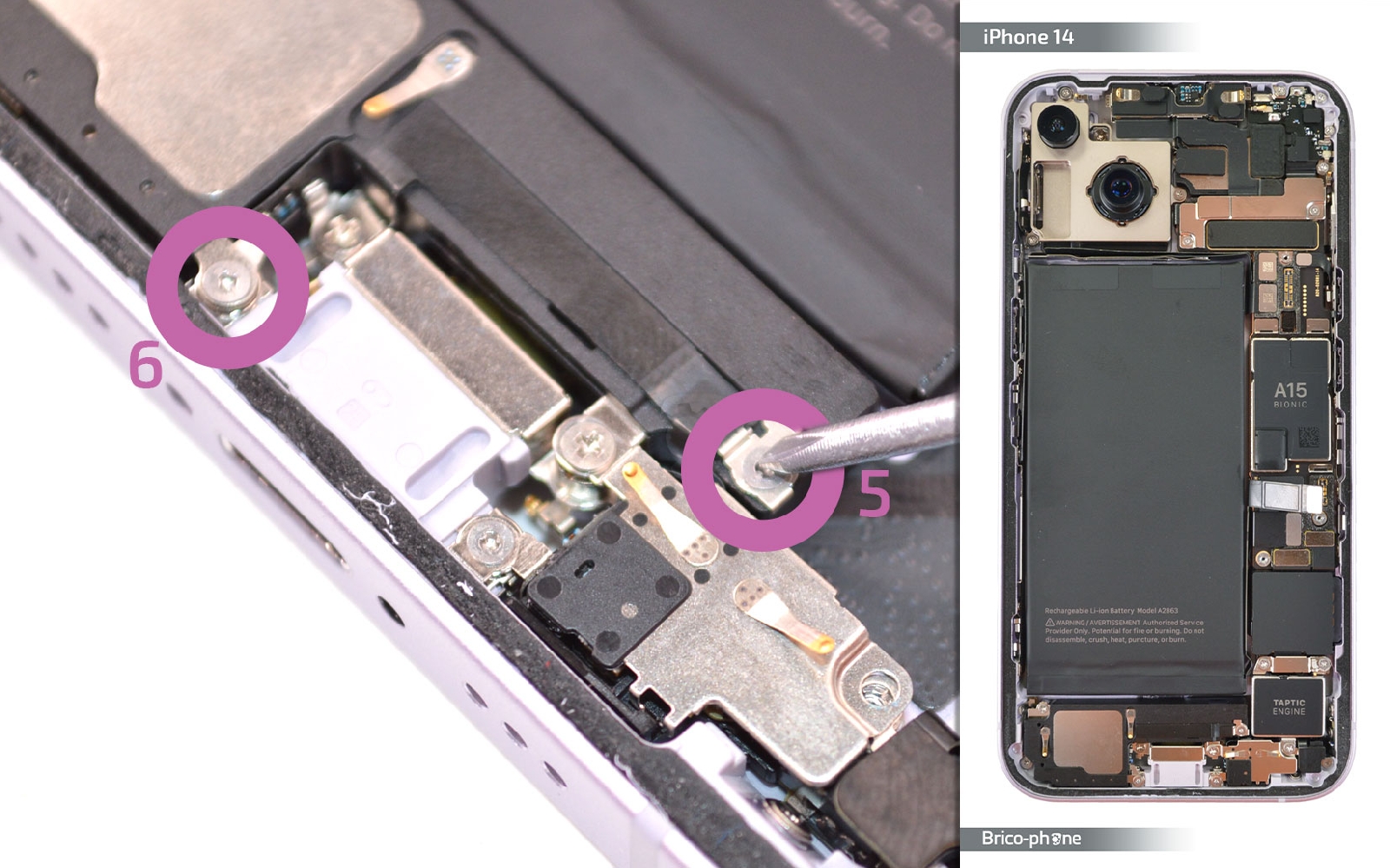 Comment changer le haut-parleur externe sur iPhone 14 photo 1