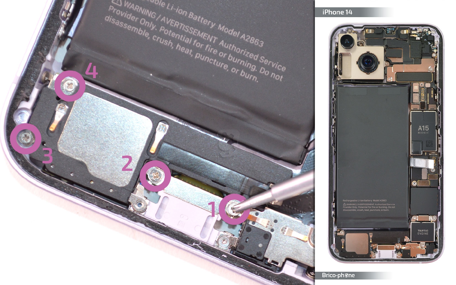 Comment changer le haut-parleur externe sur iPhone 14 photo 2