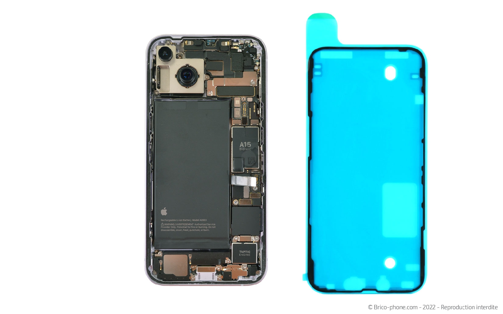 Comment changer le haut-parleur interne sur iPhone 14 photo 1