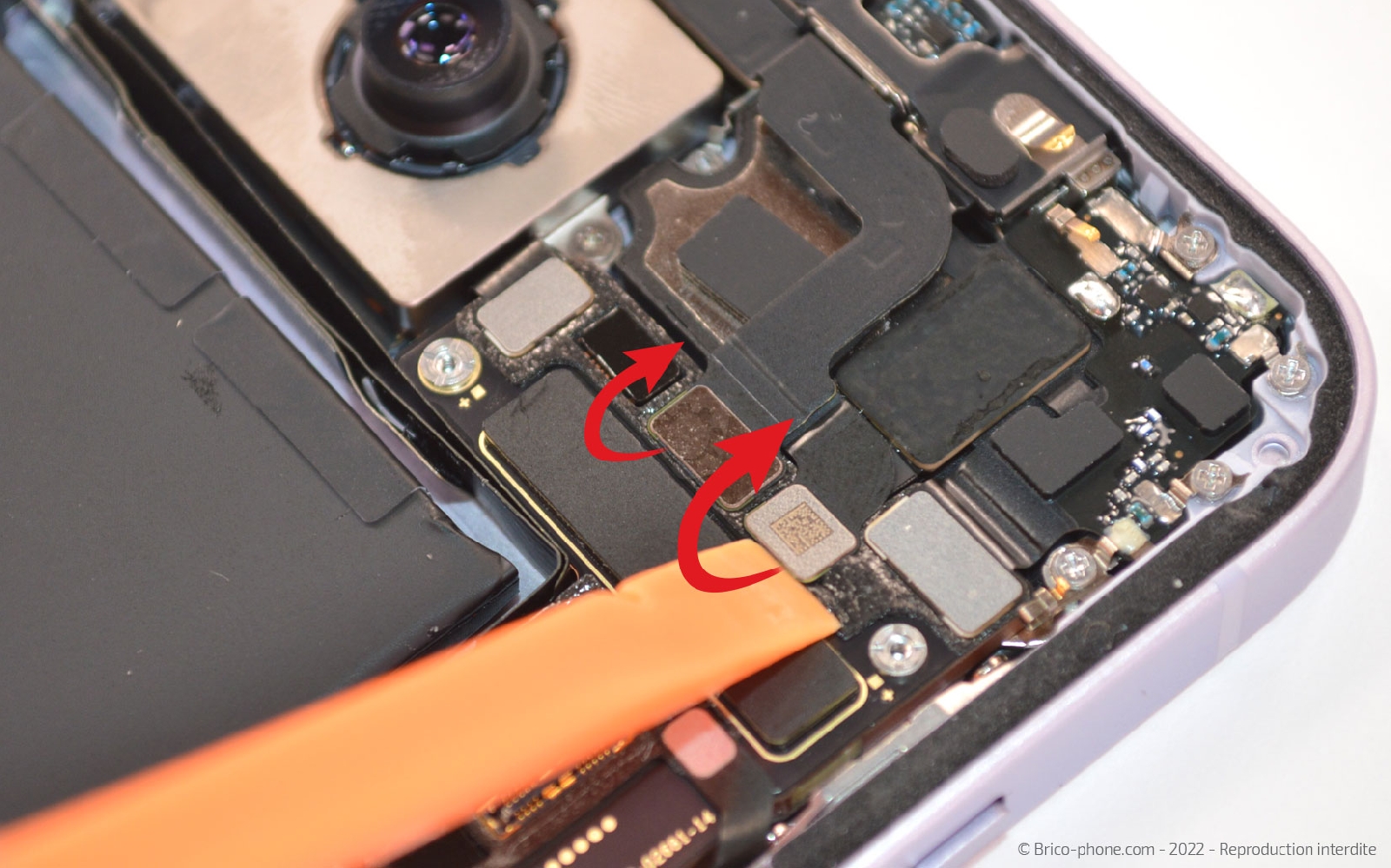 Comment changer le haut-parleur interne sur iPhone 14 photo 1