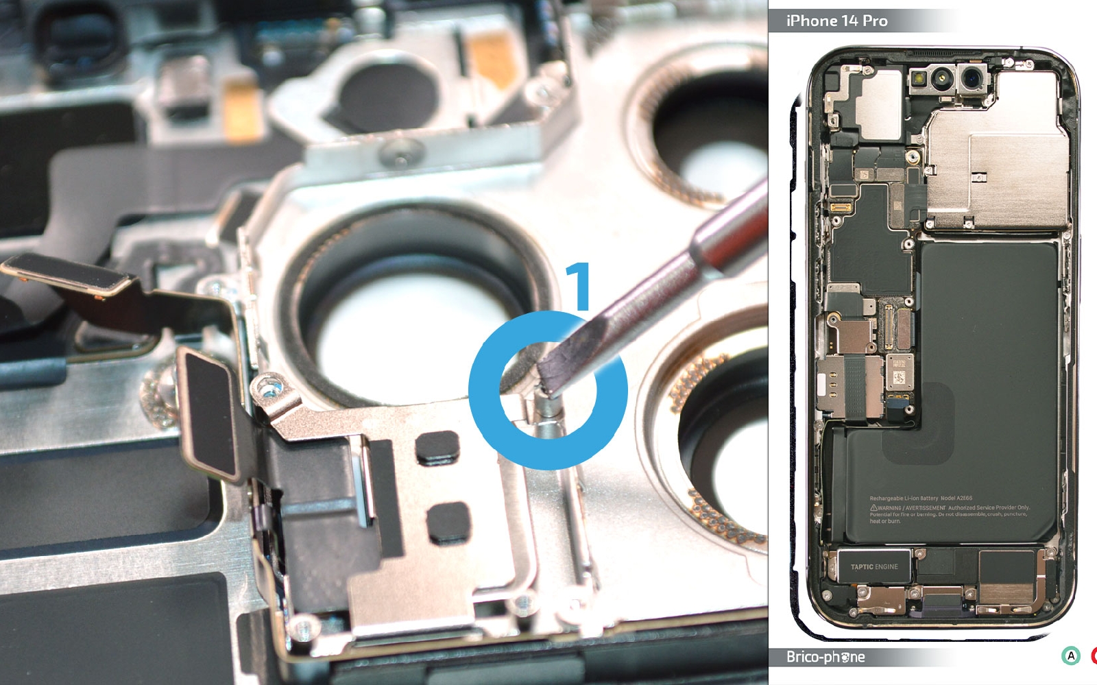 Guide de réparation sur iPhone 14 Pro photo 1