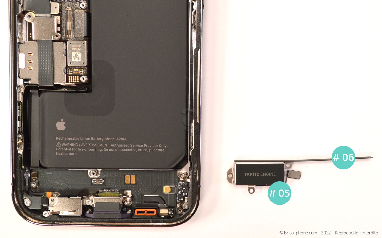 Guide de réparation sur iPhone 14 Pro photo 4