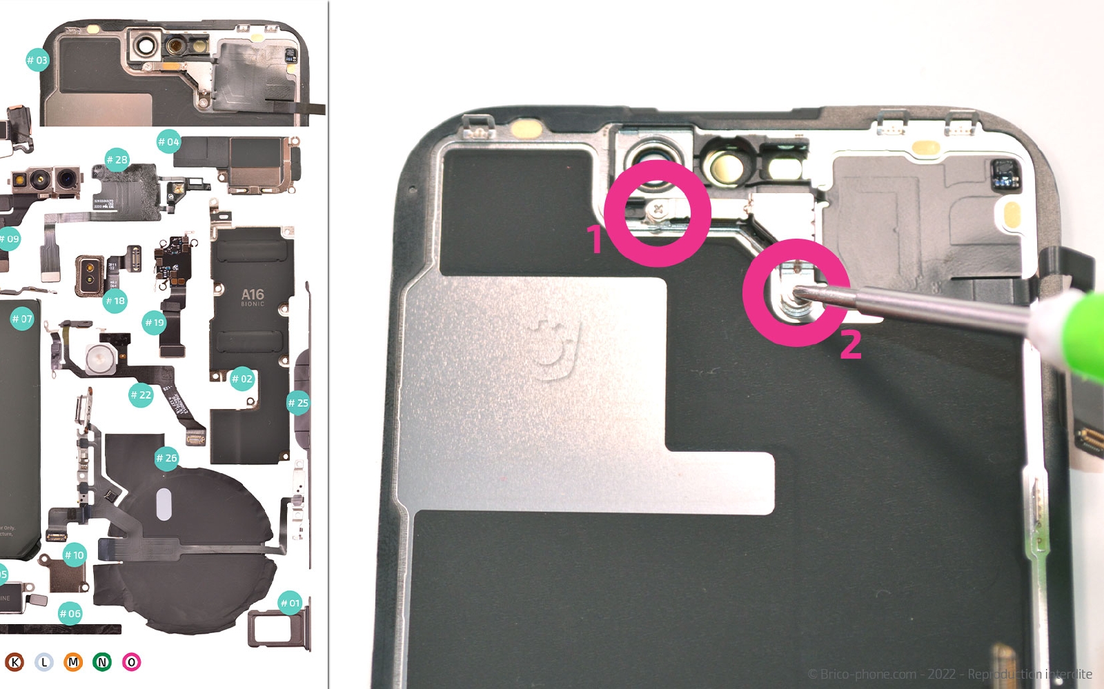 Guide de réparation sur iPhone 14 Pro photo 1