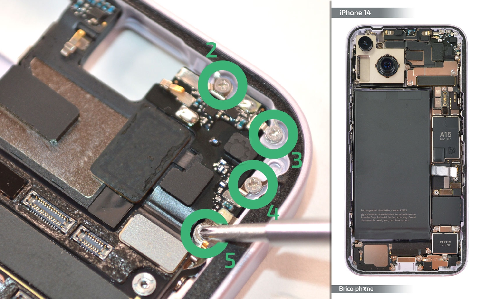 Guide de réparation sur iPhone 14 photo 1