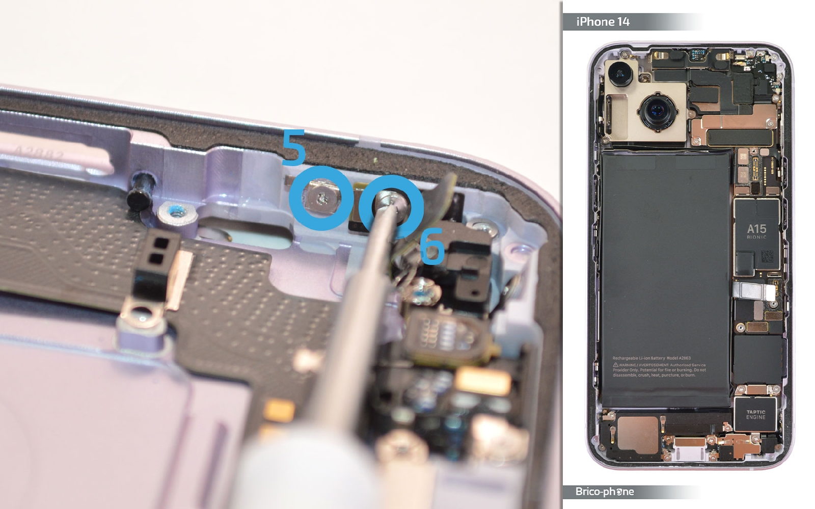 Guide de réparation sur iPhone 14 photo 1