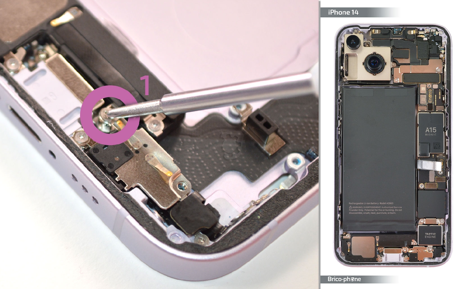 Guide de réparation sur iPhone 14 photo 1