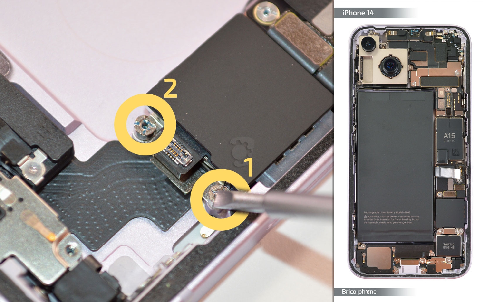 Guide de réparation sur iPhone 14 photo 1