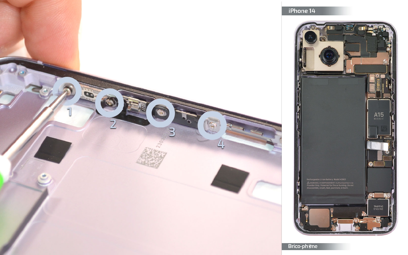 Guide de réparation sur iPhone 14 photo 1