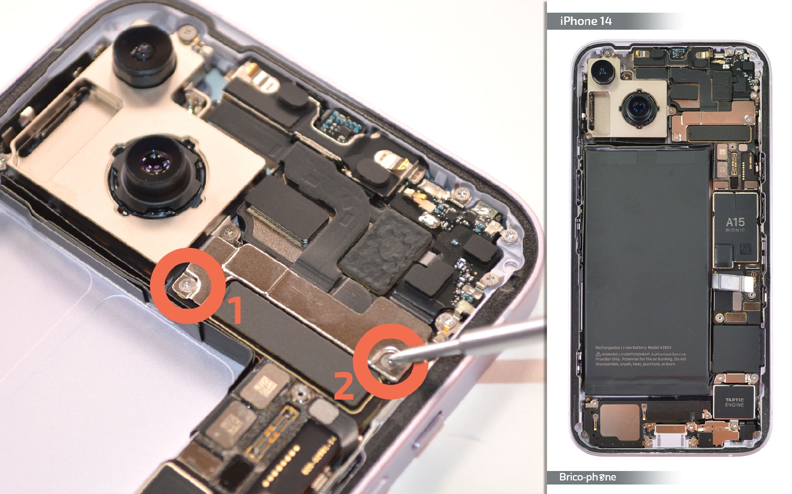Guide de réparation sur iPhone 14 photo 1
