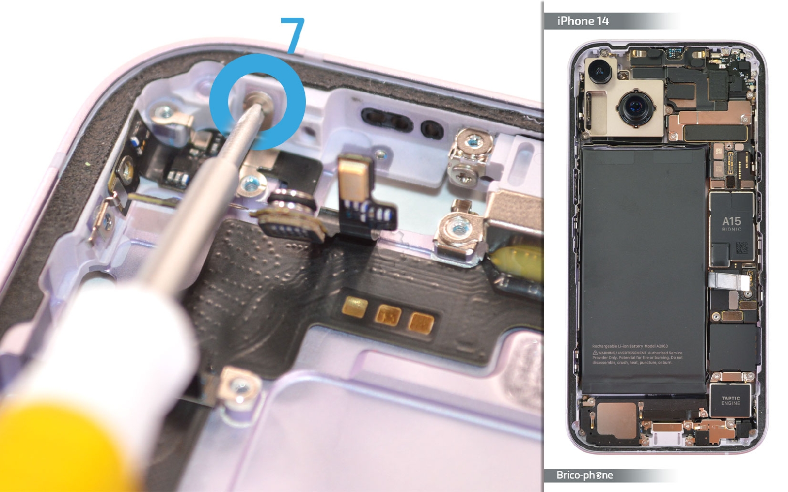 Guide de réparation sur iPhone 14 photo 1
