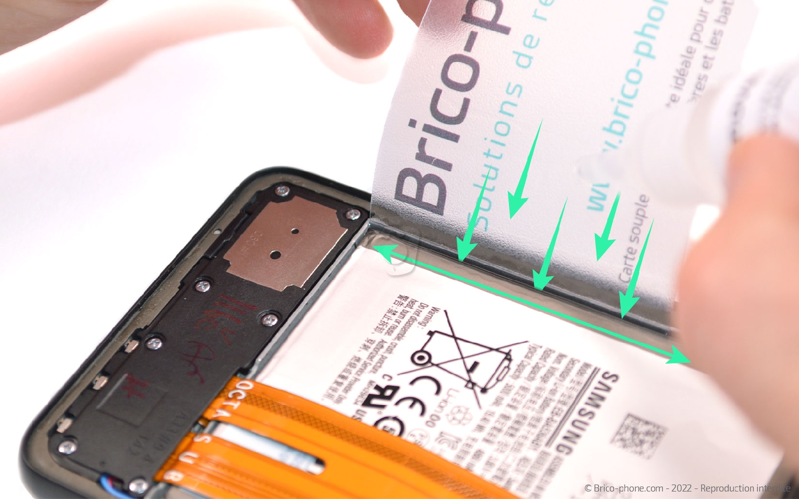 Comment changer le bloc écran sur Galaxy A33 5G photo 2