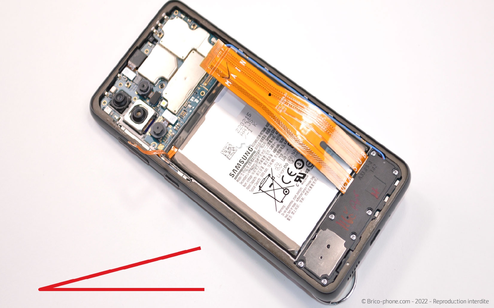 Comment changer le bloc écran sur Galaxy A33 5G photo 4