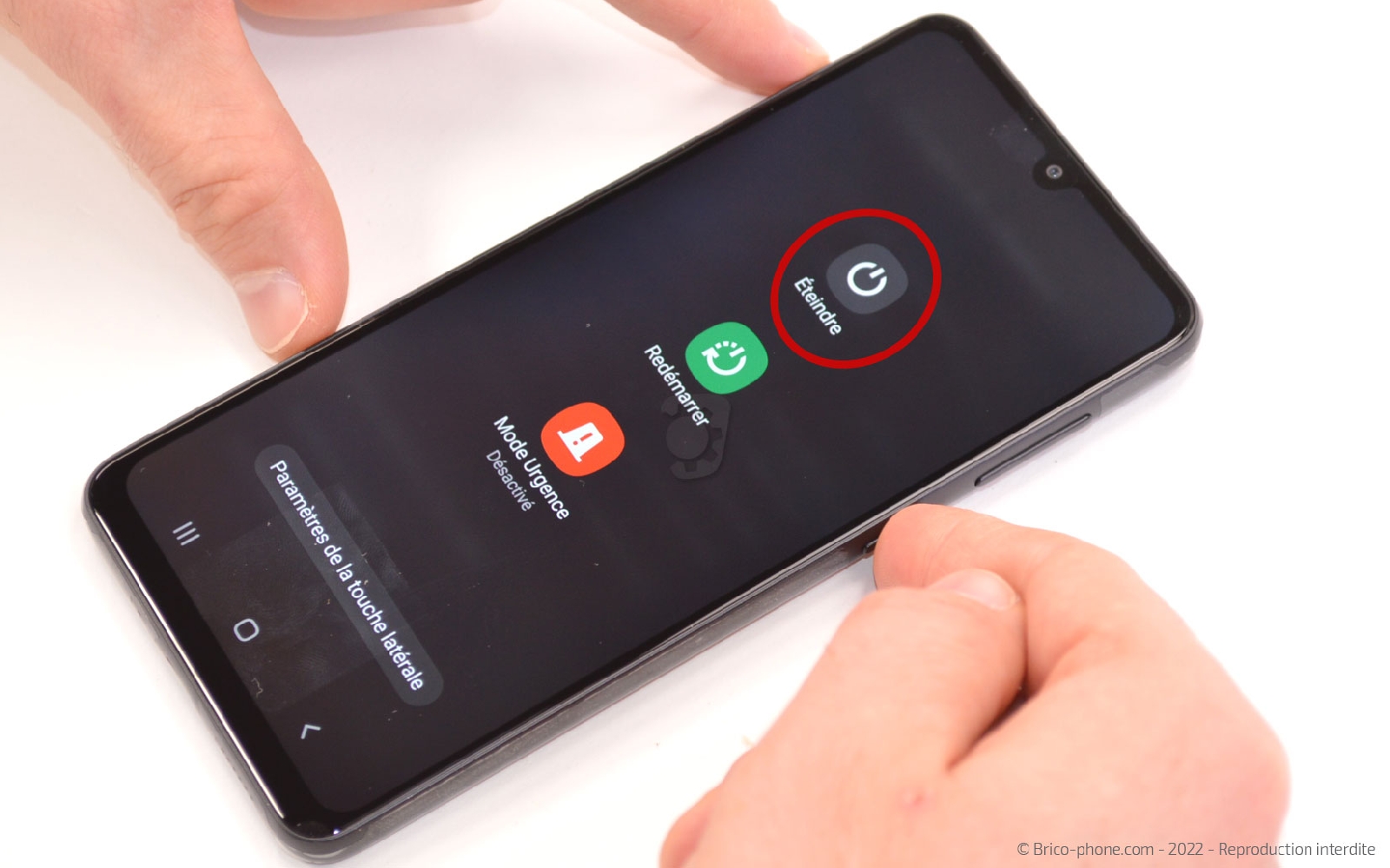 Comment changer le bloc écran sur Galaxy A33 5G photo 2