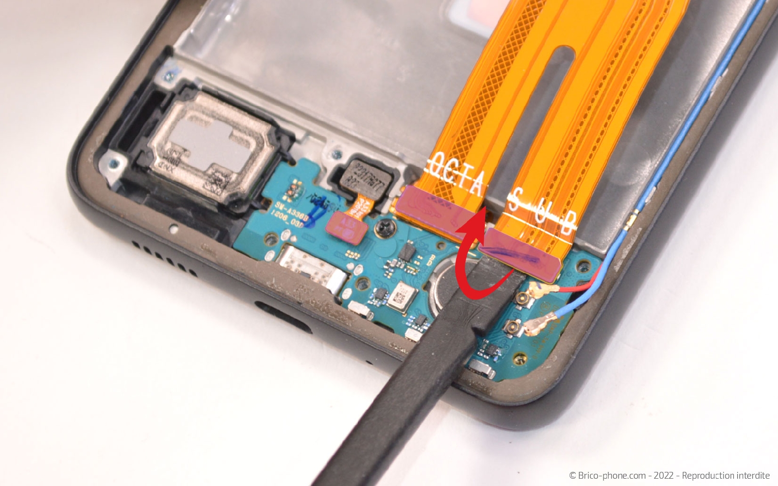 Comment changer le bloc écran sur Galaxy A33 5G photo 2