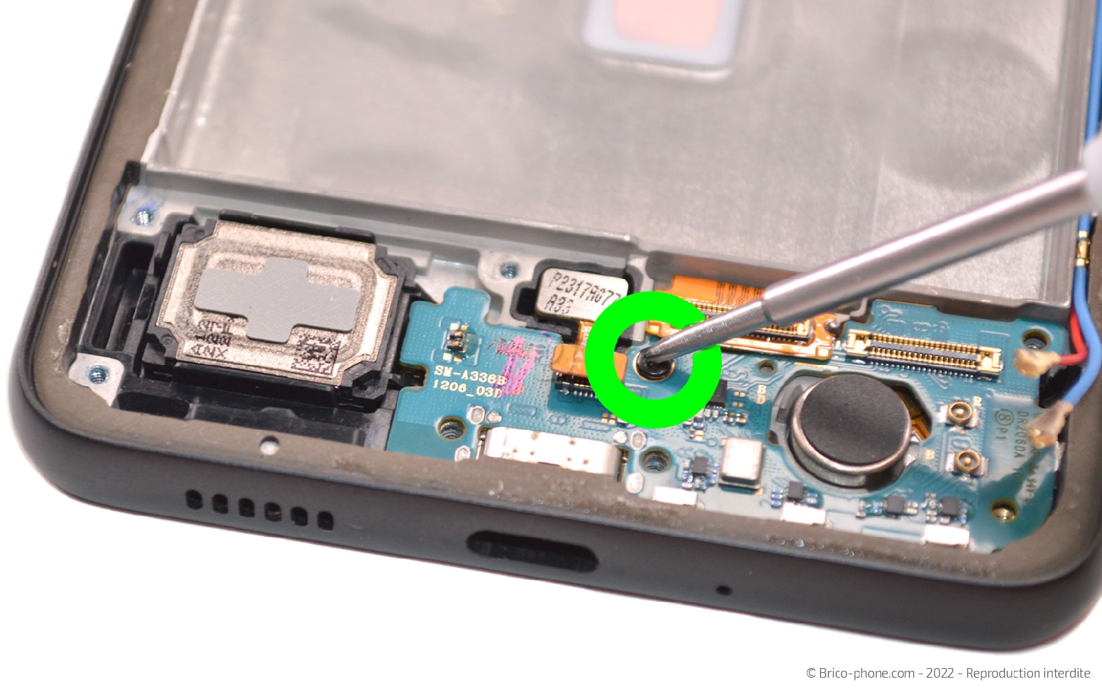 Comment changer le bloc écran sur Galaxy A33 5G photo 4