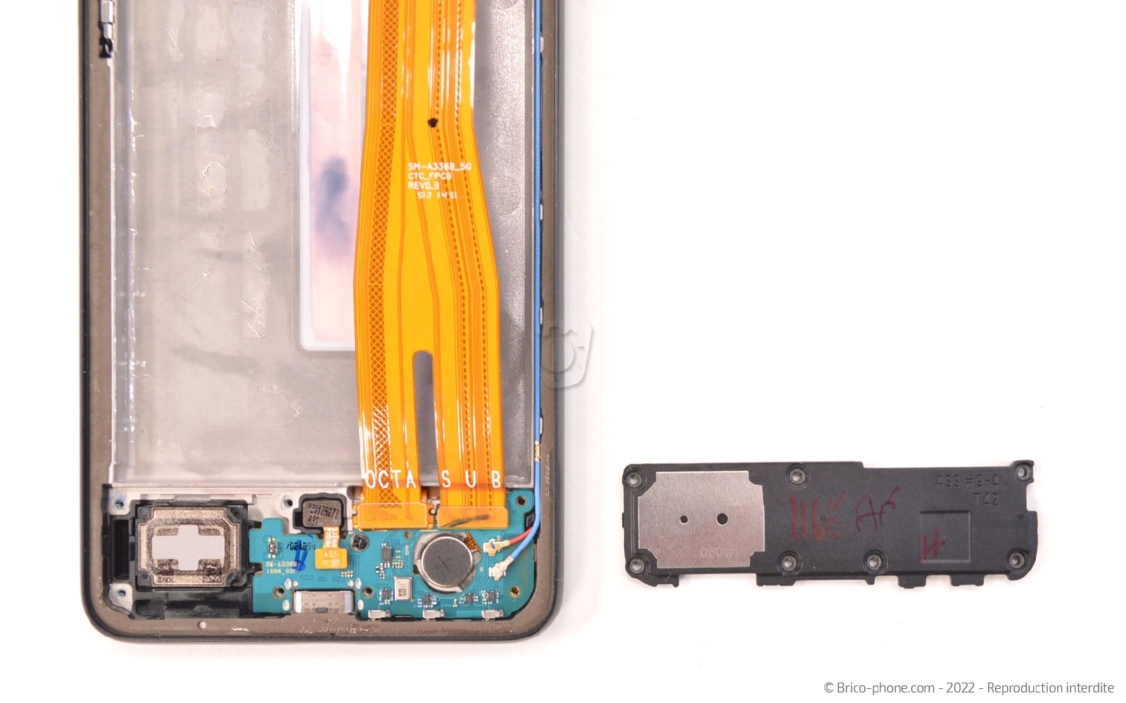 Comment changer le bloc écran sur Galaxy A33 5G photo 3