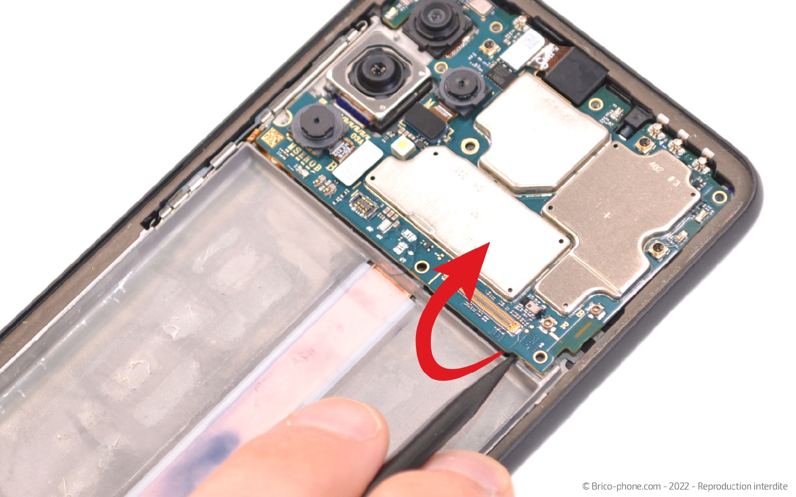 Comment changer le bloc écran sur Galaxy A33 5G photo 2