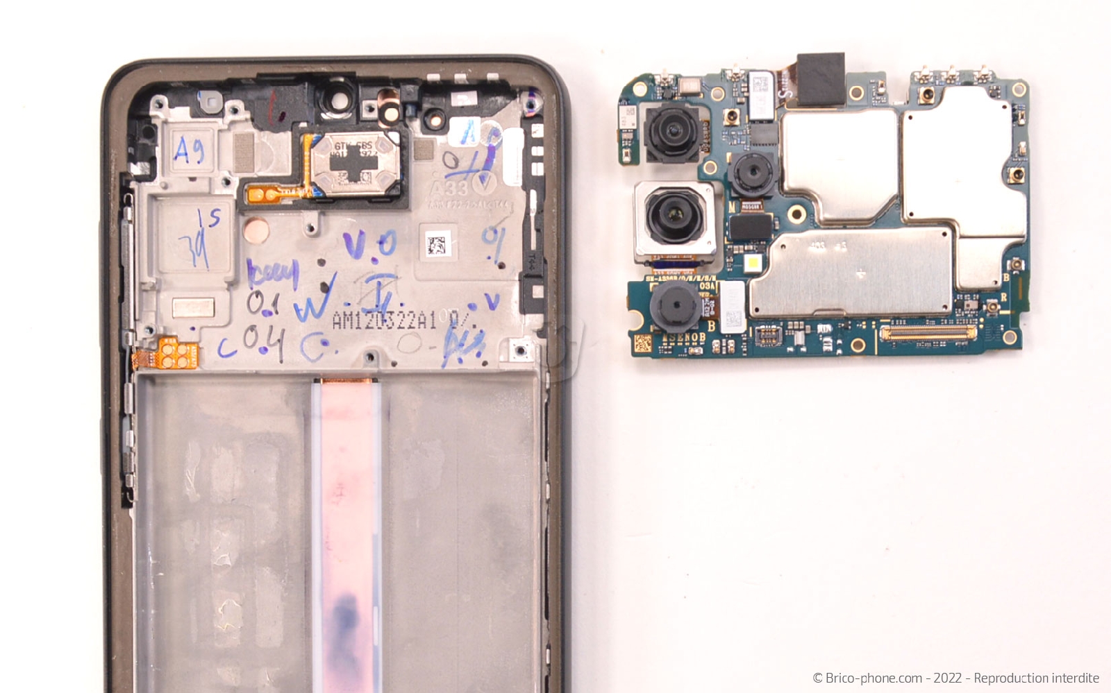 Comment changer le bloc écran sur Galaxy A33 5G photo 3