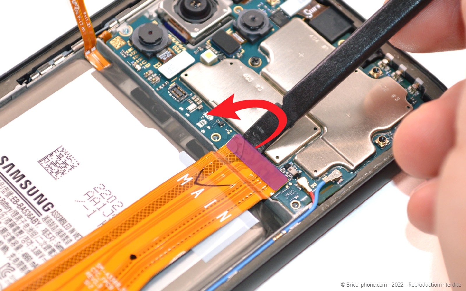 Comment changer la batterie sur Galaxy A33 5G photo 1