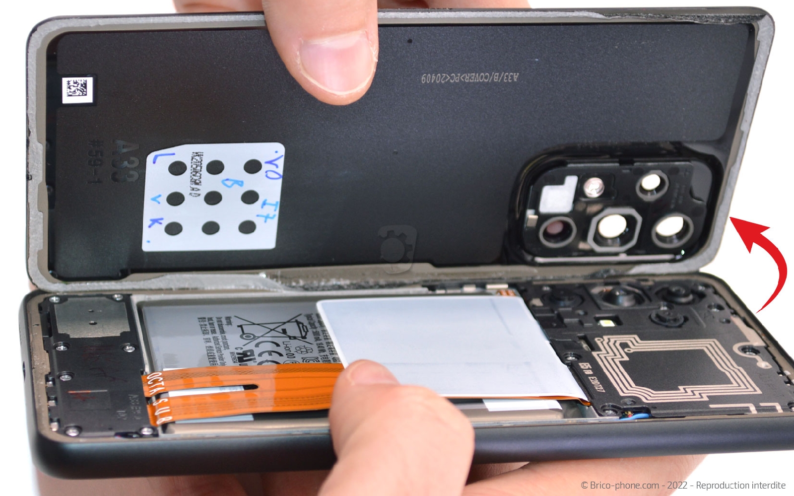 Comment changer la batterie sur Galaxy A33 5G photo 3