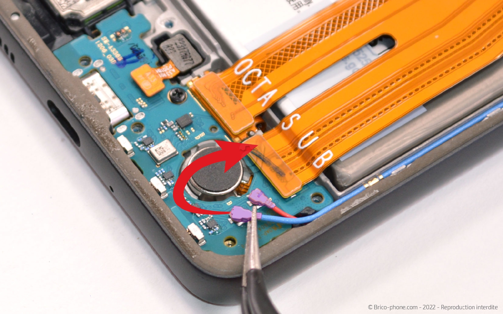 Comment changer le connecteur de charge sur Galaxy A33 5G photo 1