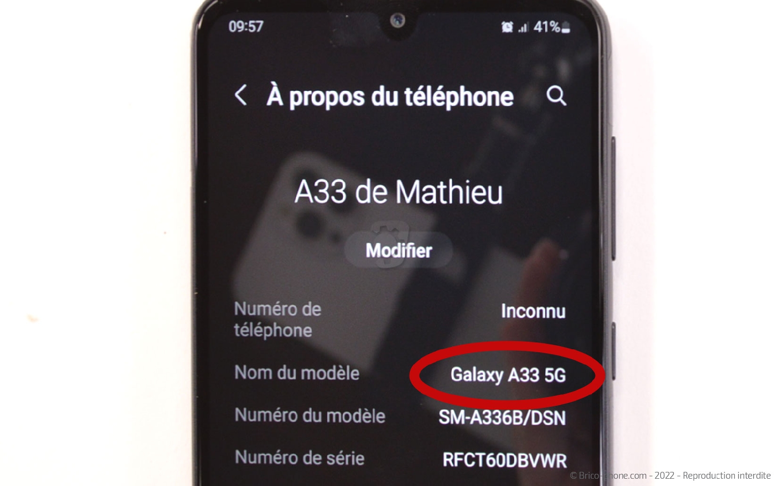 Comment changer le connecteur de charge sur Galaxy A33 5G photo 1