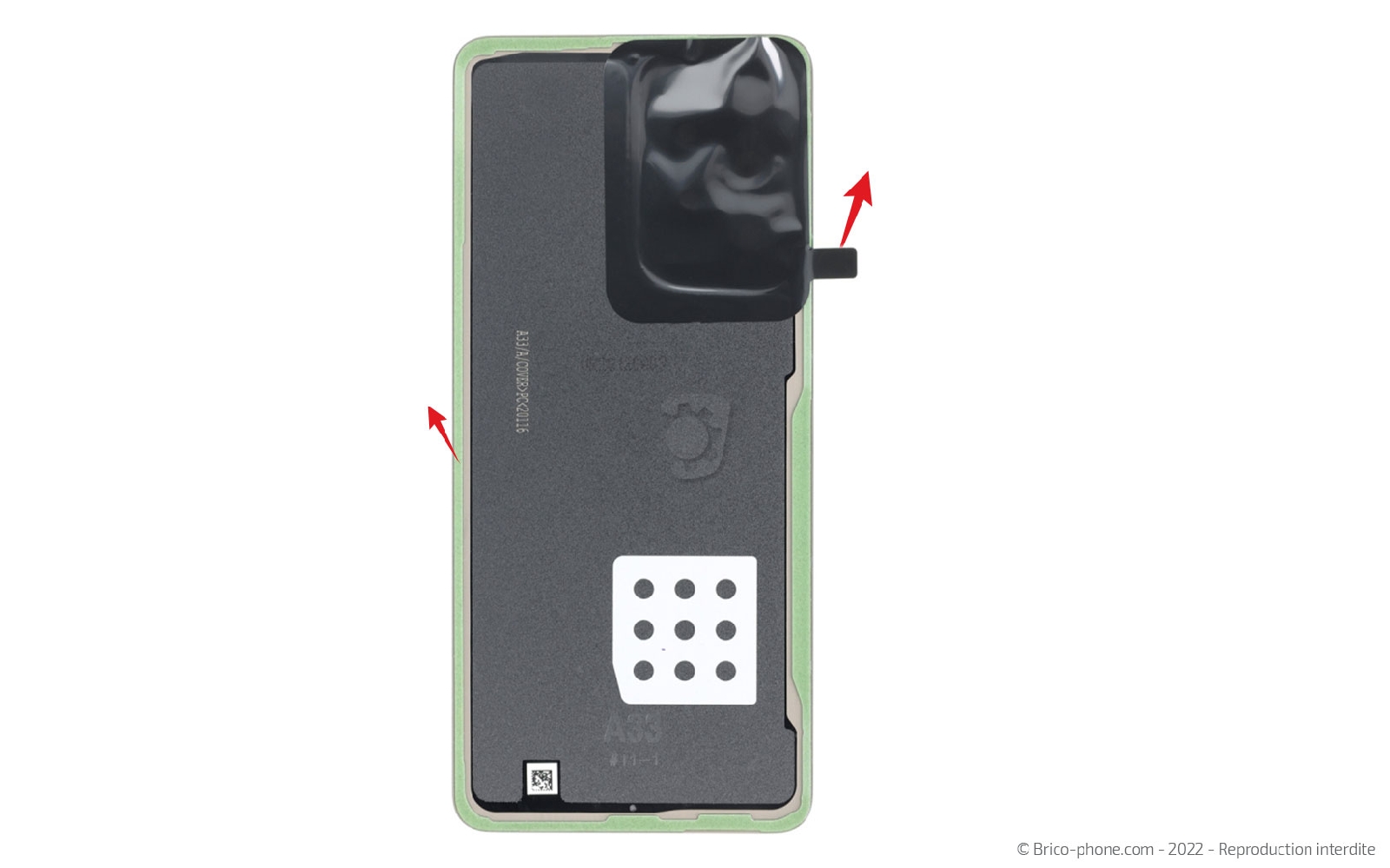 Comment changer la vitre arrière sur Galaxy A33 5G photo 1