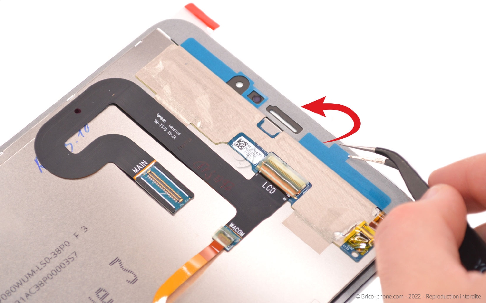 Comment remplacer l'écran  sur Galaxy Tab Active 3 (SM-T575) photo 3