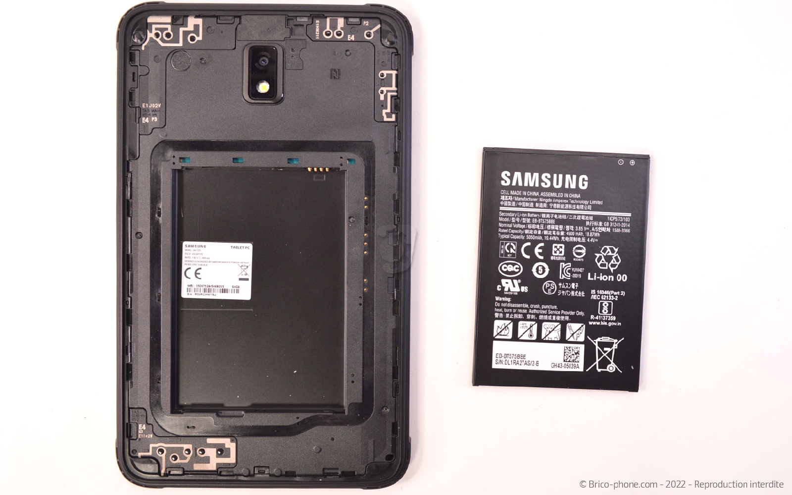 Comment remplacer l'écran  sur Galaxy Tab Active 3 (SM-T575) photo 2